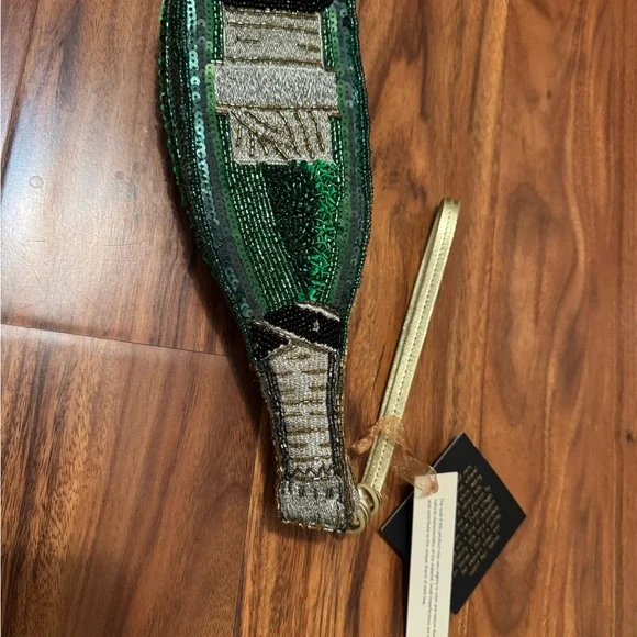 Champagne beaded purse/clutch - Picture 3 of 4